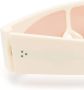 Rick Owens Zonnebril met rechthoekig montuur Beige - Thumbnail 3