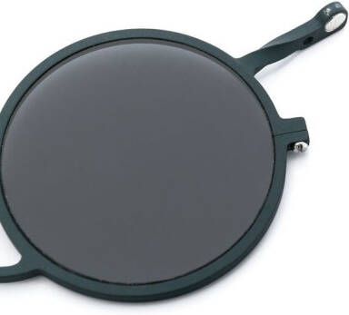 Rigards Zonnebril met rond montuur Blauw
