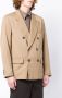 RITO STRUCTURE Blazer met dubbele rij knopen Bruin - Thumbnail 3