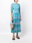 Rixo Agyness midi-jurk met bloemenprint Blauw - Thumbnail 2