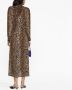 Rixo Midi-jurk met luipaardprint Bruin - Thumbnail 3
