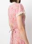 Rixo Midi-jurk met bloemenprint Roze - Thumbnail 5