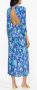 Rixo Maxi-jurk met bloemenprint Blauw - Thumbnail 4