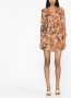 Rixo Mini-jurk met paisley-print Beige - Thumbnail 2