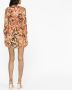 Rixo Mini-jurk met paisley-print Beige - Thumbnail 3