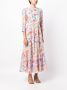 Rixo Maxi-jurk met bloemenprint Veelkleurig - Thumbnail 3
