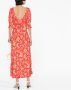 Rixo Midi-jurk met bloemenprint Roze - Thumbnail 3
