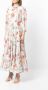 Rixo Midi-jurk met bloemenprint Wit - Thumbnail 3