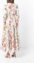 Rixo Midi-jurk met bloemenprint Wit - Thumbnail 4
