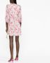 Rixo Mini-jurk met bloemenprint Roze - Thumbnail 3