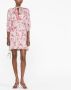 Rixo Mini-jurk met bloemenprint Roze - Thumbnail 2