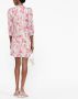 Rixo Mini-jurk met bloemenprint Roze - Thumbnail 4