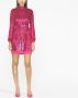 Rixo Mini-jurk met pailletten Roze - Thumbnail 2