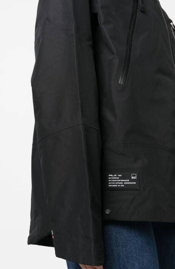 RLX Ralph Lauren Windjack met capuchon Zwart