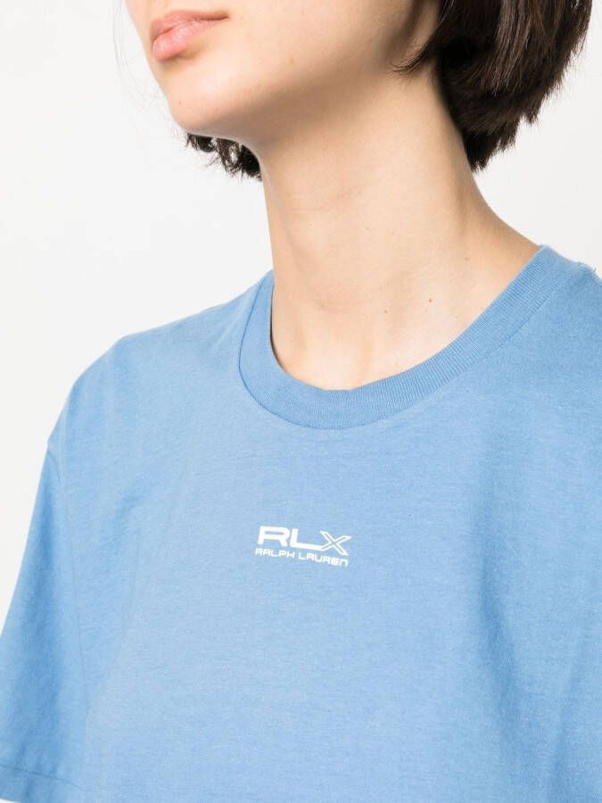 RLX Ralph Lauren T-shirt met logoprint Blauw