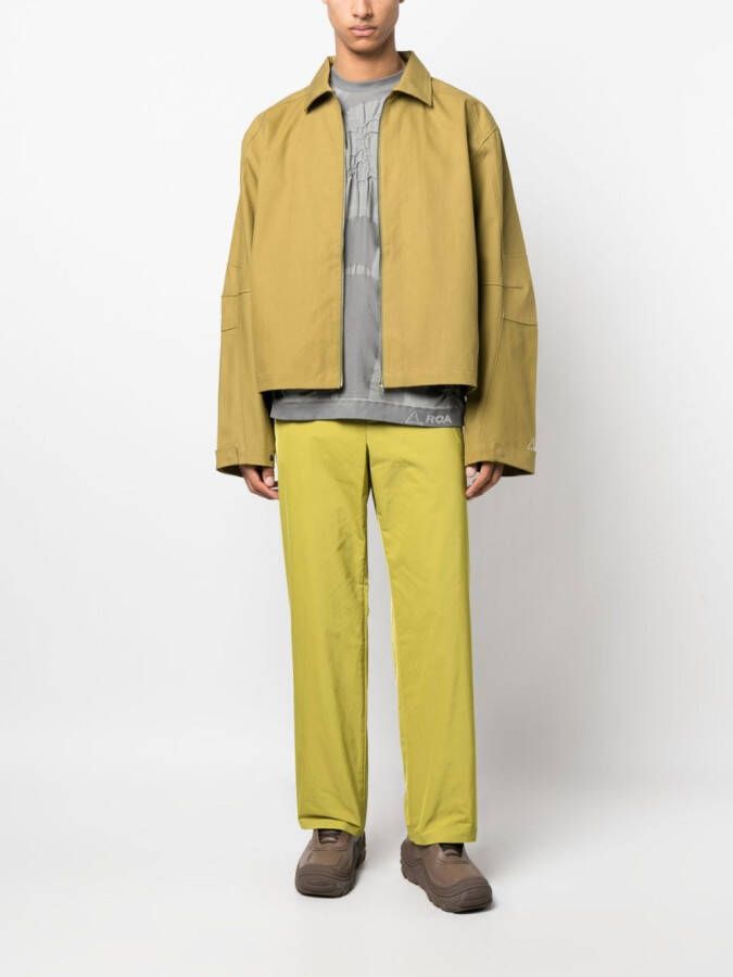 ROA Straight broek Groen