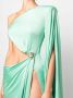 Roberto Cavalli Asymmetrische jurk Groen - Thumbnail 5