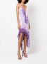Roberto Cavalli Asymmetrische jurk Paars - Thumbnail 3