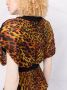 Roberto Cavalli Avondjurk met luipaardprint Zwart - Thumbnail 3