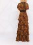Roberto Cavalli Avondjurk met luipaardprint Zwart - Thumbnail 4