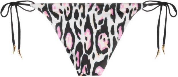 Roberto Cavalli Bikinislip met luipaardprint Zwart