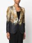 Roberto Cavalli Blazer met luipaardprint Beige - Thumbnail 3