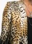 Roberto Cavalli Blazer met luipaardprint Beige - Thumbnail 5