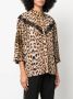 Roberto Cavalli Blouse met luipaardprint Beige - Thumbnail 3