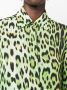 Roberto Cavalli Blouse met luipaardprint Groen - Thumbnail 5