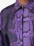 Roberto Cavalli Blouse met slangenprint Paars - Thumbnail 5