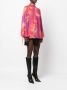 Roberto Cavalli Blouse met tie-dye print Roze - Thumbnail 3