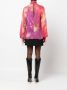 Roberto Cavalli Blouse met tie-dye print Roze - Thumbnail 4