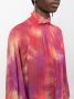 Roberto Cavalli Blouse met tie-dye print Roze - Thumbnail 5