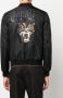 Roberto Cavalli Bomberjack met borduurwerk Zwart - Thumbnail 4
