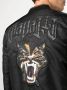 Roberto Cavalli Bomberjack met borduurwerk Zwart - Thumbnail 5