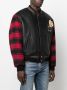 Roberto Cavalli Bomberjack met geruite mouwen Zwart - Thumbnail 3