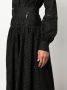 Roberto Cavalli Broderie anglaise midi-rok Zwart - Thumbnail 5