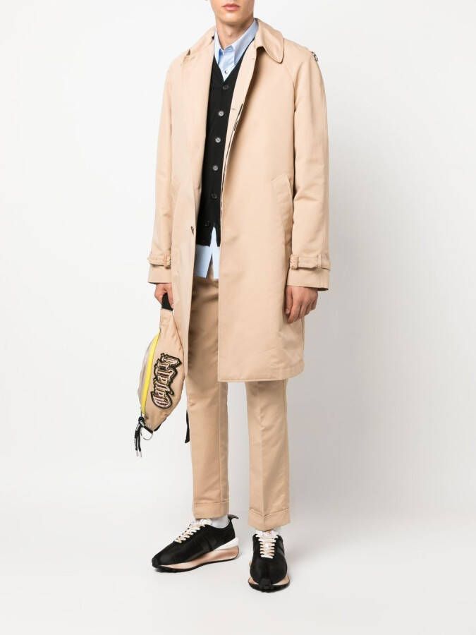 Roberto Cavalli Broek met geplooid detail Beige