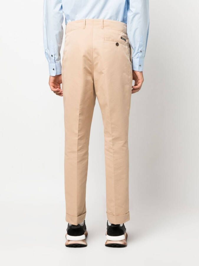 Roberto Cavalli Broek met geplooid detail Beige