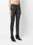 Roberto Cavalli Broek met python print Zwart - Thumbnail 3