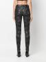 Roberto Cavalli Broek met python print Zwart - Thumbnail 4