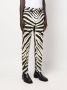 Roberto Cavalli Broek met zebraprint Zwart - Thumbnail 3