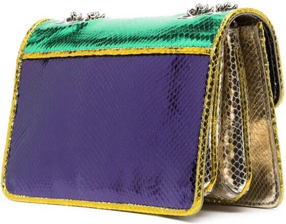 Roberto Cavalli Crossbodytas met colourblocking Paars