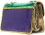 Roberto Cavalli Crossbodytas met colourblocking Paars - Thumbnail 3