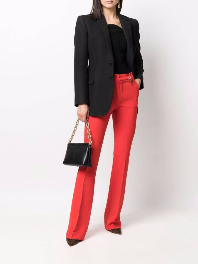 Roberto Cavalli Flared broek Rood