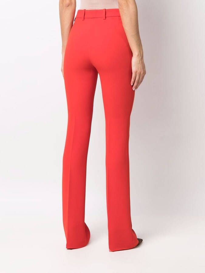 Roberto Cavalli Flared broek Rood