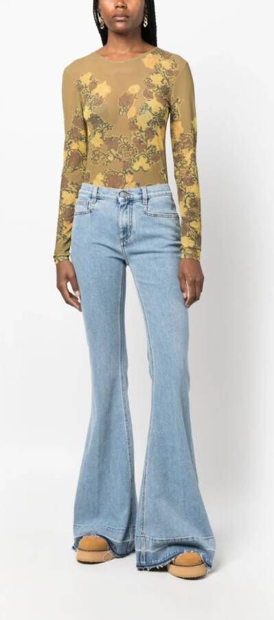 Roberto Cavalli Flared jeans Blauw