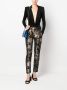 Roberto Cavalli Broek met geborduurde bloemen Bruin - Thumbnail 2