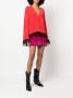 Roberto Cavalli Fluwelen jurk Rood - Thumbnail 3