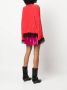 Roberto Cavalli Fluwelen jurk Rood - Thumbnail 4